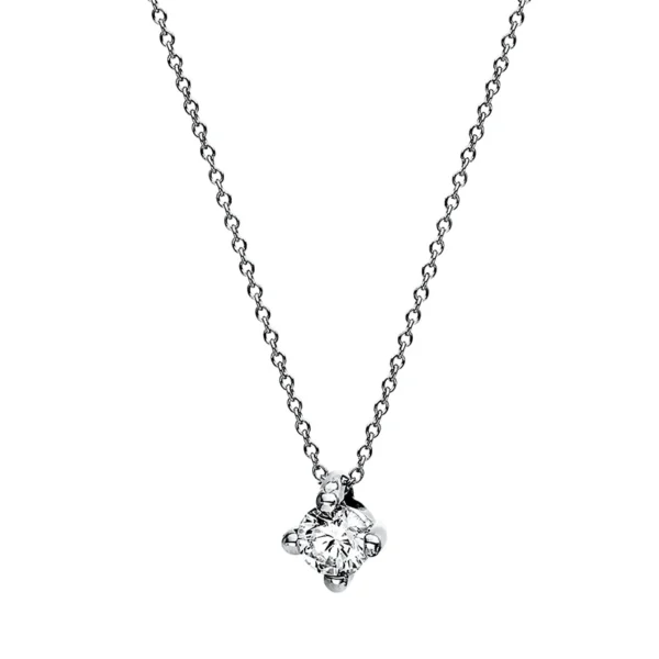 Briliantový náhrdelník z bieleho zlata 0,15 ct
