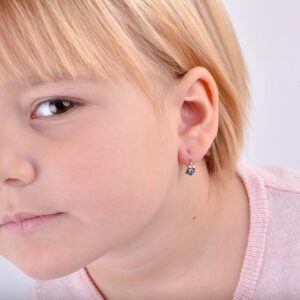 Detské náušnice CUTIE zo žltého zlata - Image 2